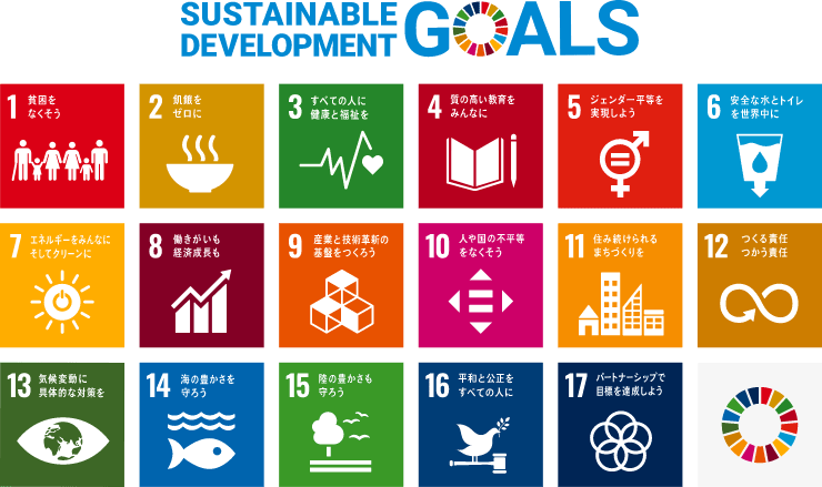 持続可能な開発目標:SUSTAINABLE DEVELOPMENT GOALS