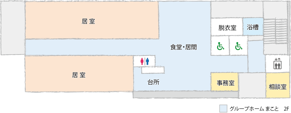 フロアマップ　2F